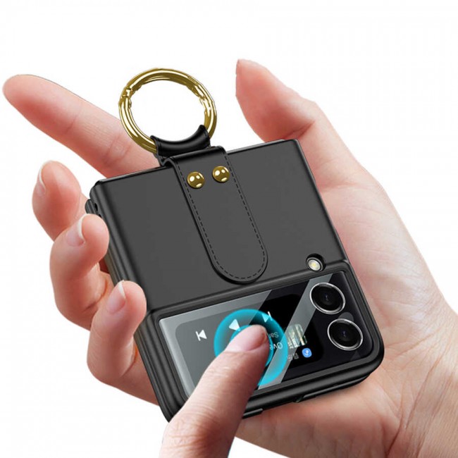 Galaxy Z Flip 3 Kılıf Zore Flip Ring Kıpta Kapak Galaxy Z Flip 3 Kılıf Zore Flip Ring Kıpta Kapak