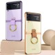 Galaxy Z Flip 3 Kılıf Zore Yüzüklü Kıpta Kapak Galaxy Z Flip 3 Kılıf Zore Yüzüklü Kıpta Kapak