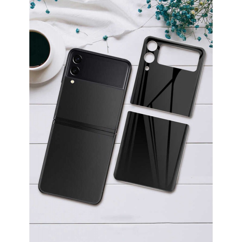 Bal-z Galaxy Z Flip 3  3D Standart 2 in 1 Arka Koruyucu
