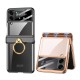 Galaxy Z Flip 4 Kılıf Zore Kıpta Yüzüklü Lens Korumalı Kapak Galaxy Z Flip 4 Kılıf Zore Kıpta Yüzüklü Lens Korumalı Kapak