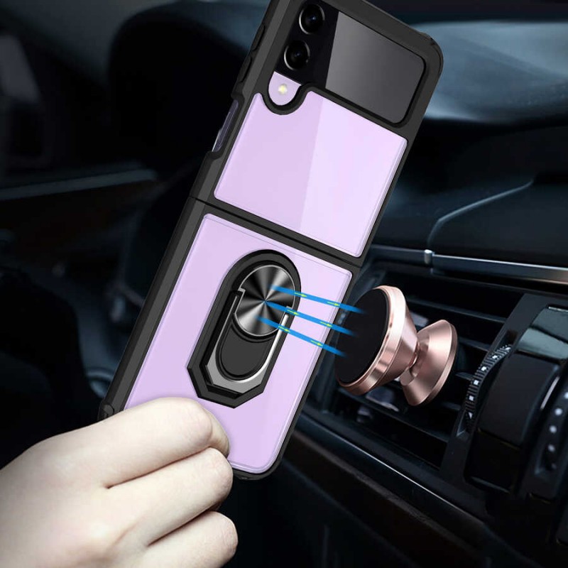 Bal-z Galaxy Z Flip 4 Kılıf  Mola Kapak