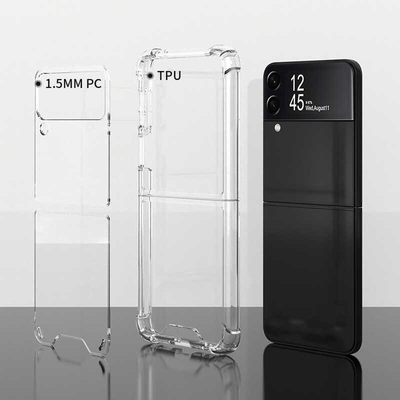 Bal-z Galaxy Z Flip 4 Kılıf  Nitro Anti Shock Silikon