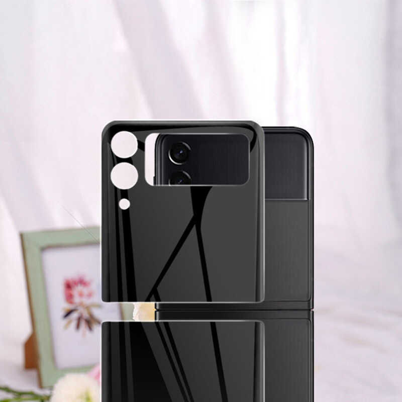 Bal-z Galaxy Z Flip 4  3D Side Glass Ekran Koruyucu