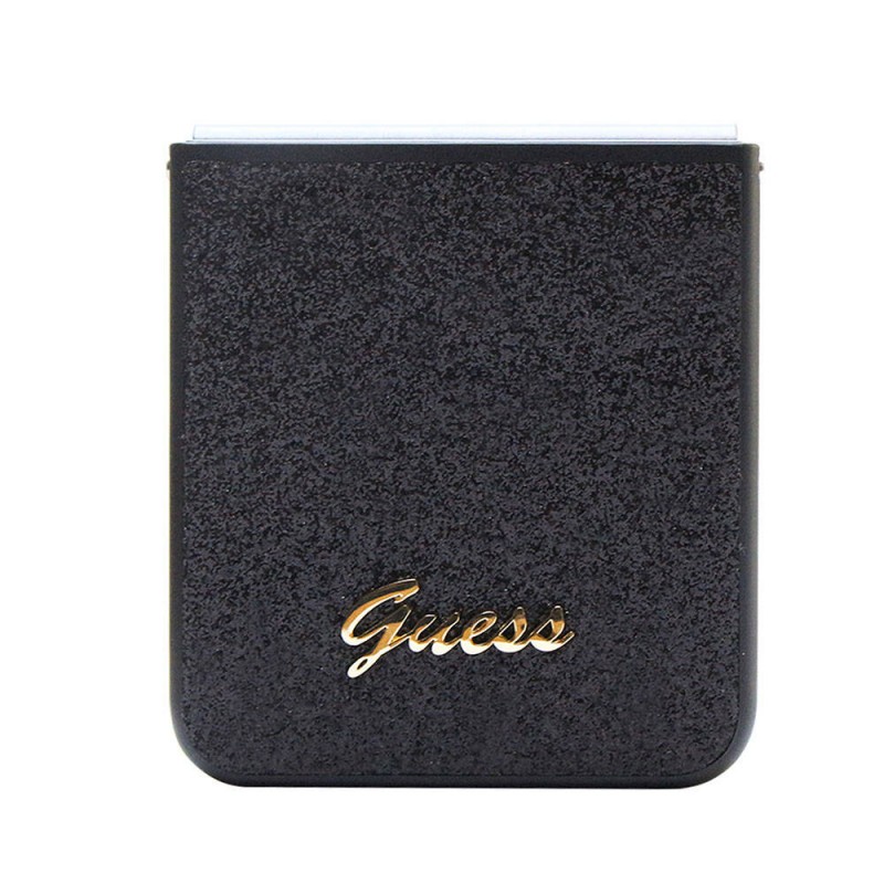 Bal-z Galaxy Z Flip 5 Kılıf Guess Orjinal Lisanslı Yazı Logolu Glitter Script Kapak