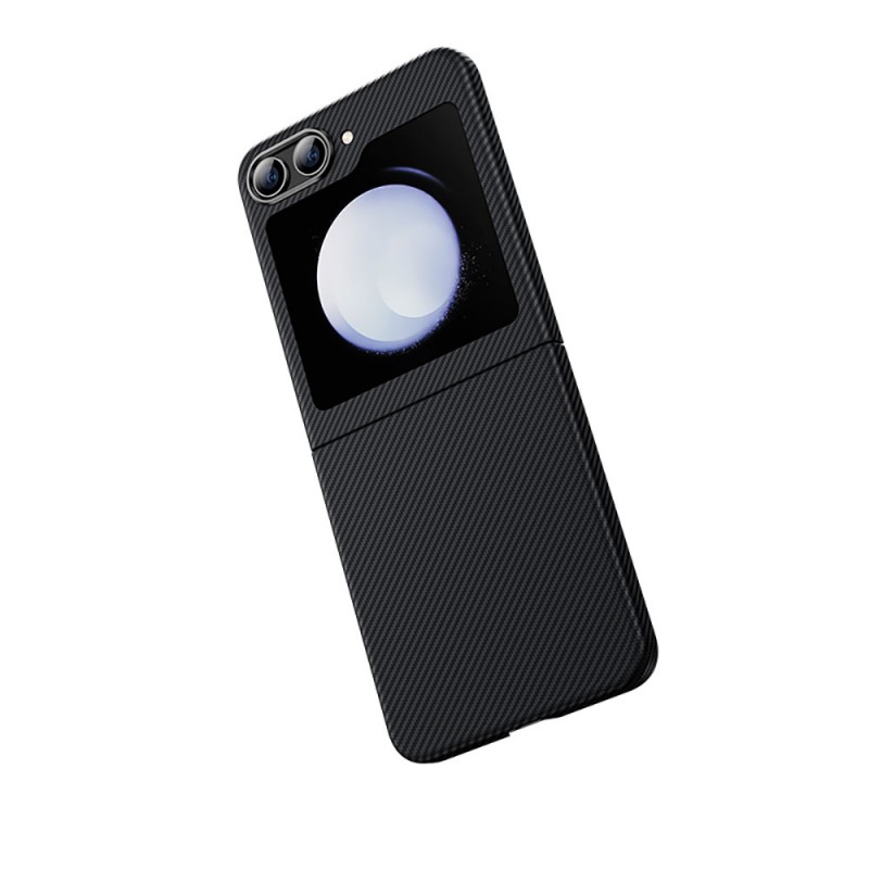 Bal-z Galaxy Z Flip 5 Kılıf Karbon Fiber Benks Essential ArmorAir 600D Kevlar Kapak