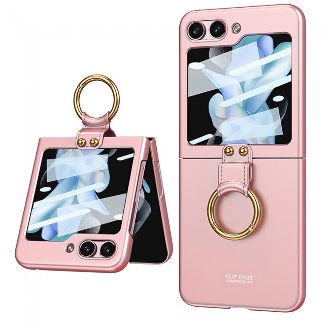 Galaxy Z Flip 5 Kılıf Zore Kıpta Yüzüklü Flip Sert Kapak Galaxy Z Flip 5 Kılıf Zore Kıpta Yüzüklü Flip Sert Kapak