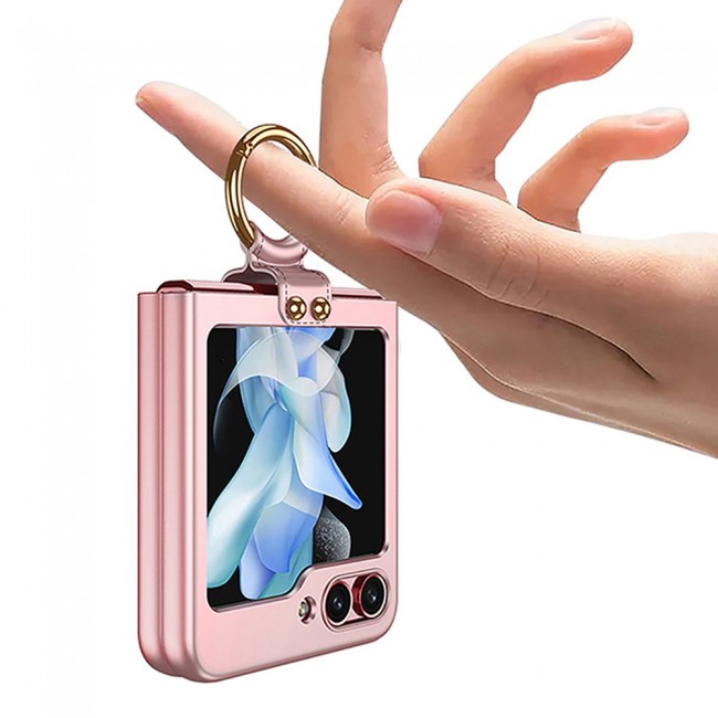 Galaxy Z Flip 5 Kılıf Zore Kıpta Yüzüklü Flip Sert Kapak Galaxy Z Flip 5 Kılıf Zore Kıpta Yüzüklü Flip Sert Kapak