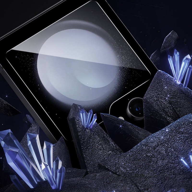 Bal-z Galaxy Z Flip 6 Benks Glass Warrior HD Cam Ekran Koruyucu + Kolay Uygulama Aparatlı