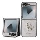 Galaxy Z Flip 6 Kılıf Guess Orjinal Lisanslı Leather Metal Logo Kapak Galaxy Z Flip 6 Kılıf Guess Orjinal Lisanslı Leather Metal Logo Kapak