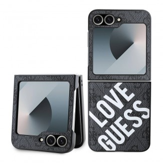 Galaxy Z Flip 6 Kılıf Guess Orjinal Lisanslı M-safe Şarj Özellikli Love Guess Printing Kapak Galaxy Z Flip 6 Kılıf Guess Orjinal Lisanslı M-safe Şarj Özellikli Love Guess Printing Kapak