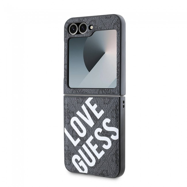 Galaxy Z Flip 6 Kılıf Guess Orjinal Lisanslı Magsafe Şarj Özellikli Love Guess Printing Kapak Galaxy Z Flip 6 Kılıf Guess Orjinal Lisanslı Magsafe Şarj Özellikli Love Guess Printing Kapak