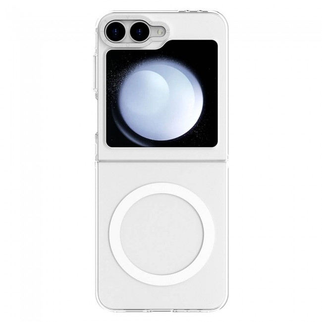 Galaxy Z Flip 6 Kılıf Magsafe Şarj Özellikli Şeffaf Youngkit Crystal Shield Serisi Kapak Galaxy Z Flip 6 Kılıf Magsafe Şarj Özellikli Şeffaf Youngkit Crystal Shield Serisi Kapak