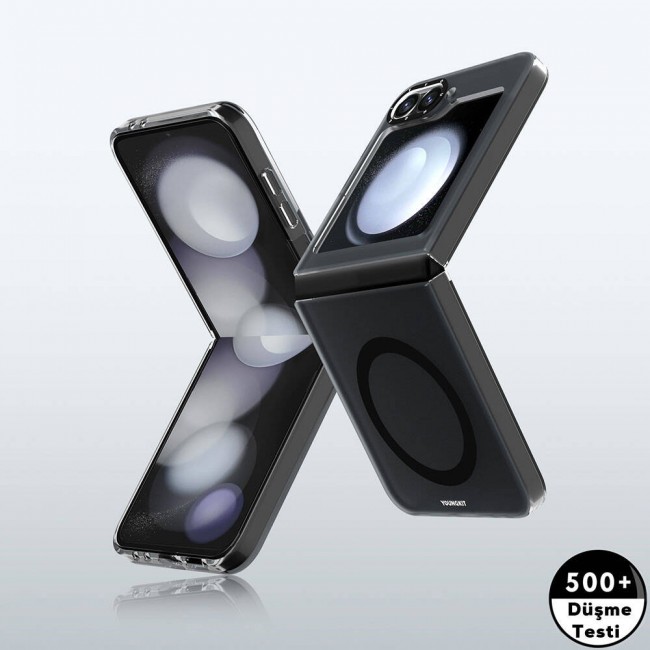 Galaxy Z Flip 6 Kılıf Magsafe Şarj Özellikli Youngkit Hidden Sand Serisi Kapak Galaxy Z Flip 6 Kılıf Magsafe Şarj Özellikli Youngkit Hidden Sand Serisi Kapak