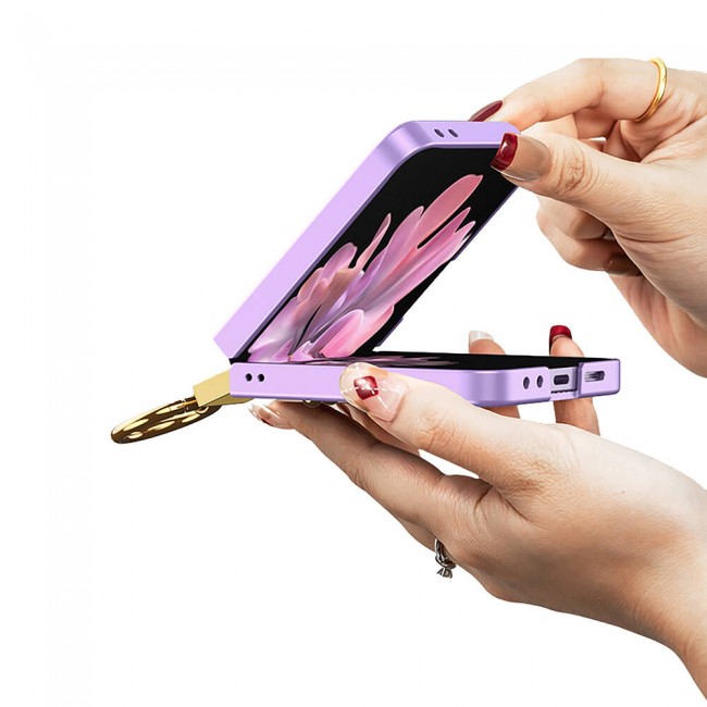 Galaxy Z Flip 6 Kılıf Zore Z Harfli Yüzüklü Kıpta Kapak Galaxy Z Flip 6 Kılıf Zore Z Harfli Yüzüklü Kıpta Kapak
