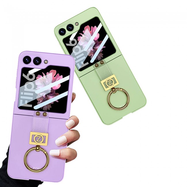 Galaxy Z Flip 6 Kılıf Zore Z Harfli Yüzüklü Kıpta Kapak Galaxy Z Flip 6 Kılıf Zore Z Harfli Yüzüklü Kıpta Kapak