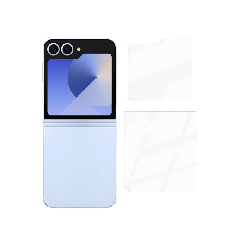 Bal-z Galaxy Z Flip 6 Zore Etnaa 2in1 Cam Ekran Koruyucu