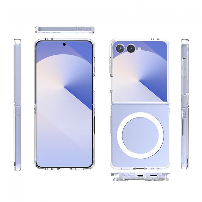 Galaxy Z Flip 7 Kılıf Kamera Korumalı M-safe Sert PC Zore Porto Kapak Galaxy Z Flip 7 Kılıf Kamera Korumalı M-safe Sert PC Zore Porto Kapak