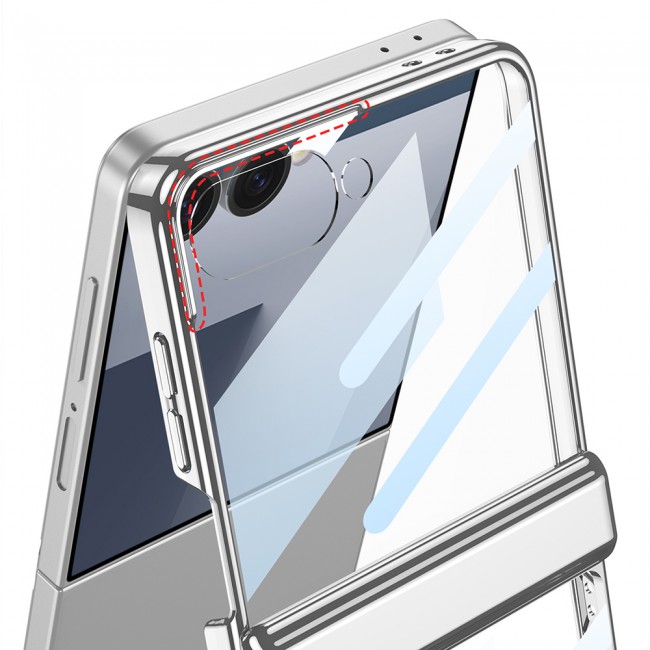 Galaxy Z Flip 7 Kılıf Kamera Korumalı Şeffaf Tasarımlı Zore Lego Standlı Kapak Galaxy Z Flip 7 Kılıf Kamera Korumalı Şeffaf Tasarımlı Zore Lego Standlı Kapak