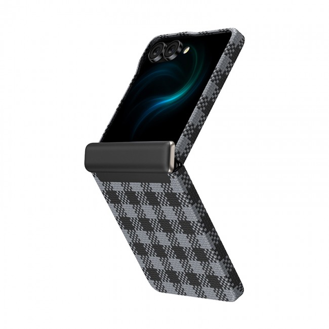 Galaxy Z Flip 7 Kılıf M-safe Şarj Özellikli Ekose Tasarımlı Benks ArmorAir ArmorVichy Kevlar Kapak Galaxy Z Flip 7 Kılıf M-safe Şarj Özellikli Ekose Tasarımlı Benks ArmorAir ArmorVichy Kevlar Kapak