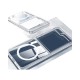 Galaxy Z Flip 7 Kılıf M-safe Şarj Özellikli Şeffaf Sert PC Zore Embos Kapak Galaxy Z Flip 7 Kılıf M-safe Şarj Özellikli Şeffaf Sert PC Zore Embos Kapak