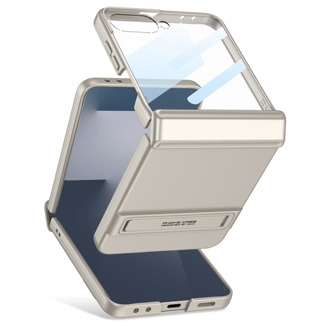 Galaxy Z Flip 7 Kılıf Zore Kıpta Standlı Kapak Galaxy Z Flip 7 Kılıf Zore Kıpta Standlı Kapak