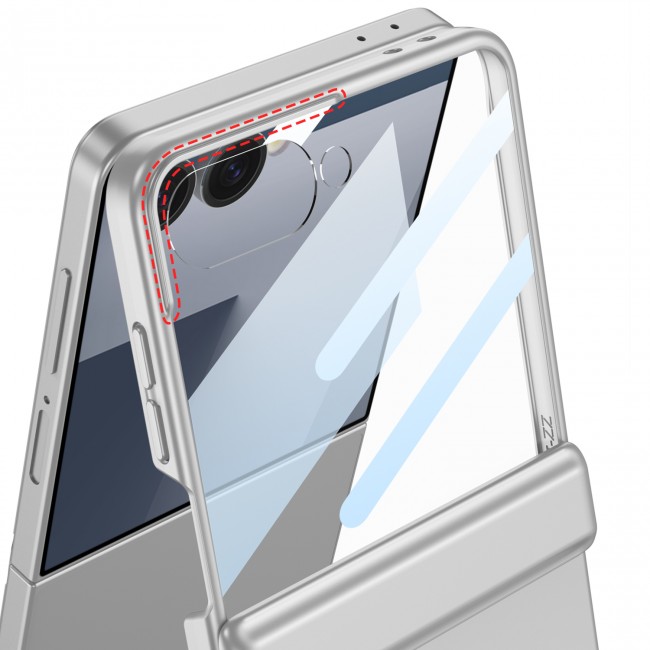 Galaxy Z Flip 7 Kılıf Zore Kıpta Standlı Kapak Galaxy Z Flip 7 Kılıf Zore Kıpta Standlı Kapak