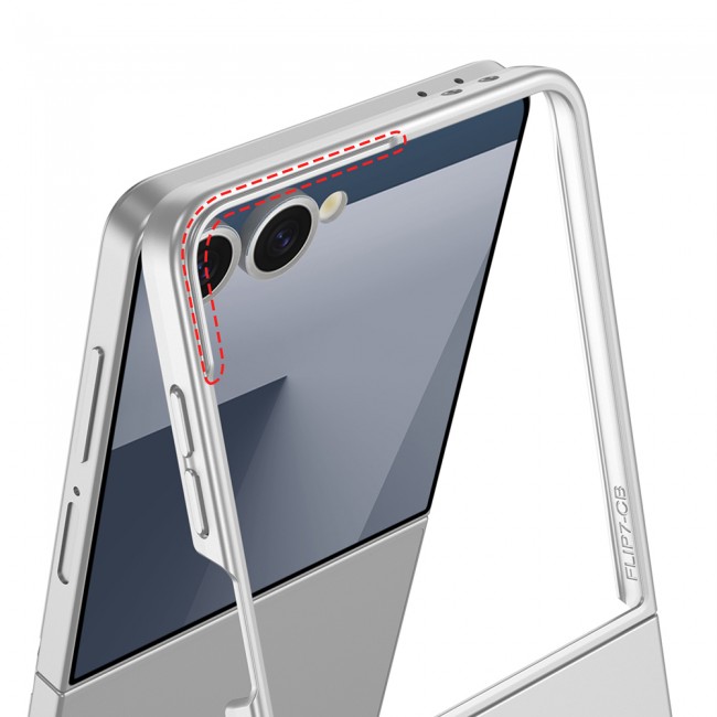 Galaxy Z Flip 7 Kılıf Zore Sert Kıpta Kapak Galaxy Z Flip 7 Kılıf Zore Sert Kıpta Kapak