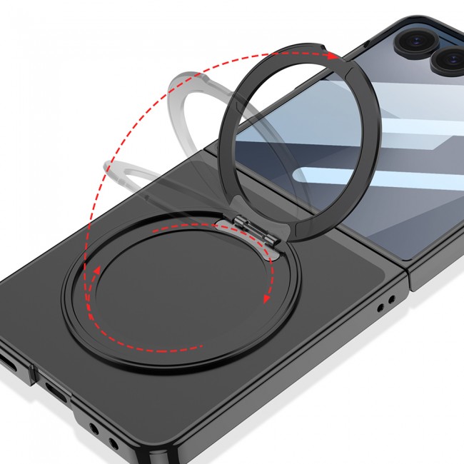 Galaxy Z Flip 7 M-safe Şarj Özellikli Zore Kıpta KPT-02 Standlı Kapak Galaxy Z Flip 7 M-safe Şarj Özellikli Zore Kıpta KPT-02 Standlı Kapak