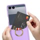 Galaxy Z Flip 7 Zore Kıpta Yüzüklü Kartlıklı Kapak Galaxy Z Flip 7 Zore Kıpta Yüzüklü Kartlıklı Kapak
