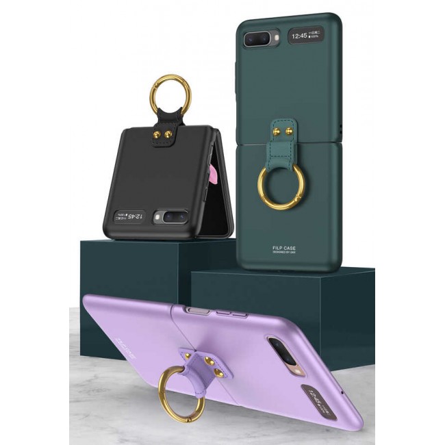 Galaxy Z Flip Kılıf Zore Flip Ring Kıpta Kapak Galaxy Z Flip Kılıf Zore Flip Ring Kıpta Kapak