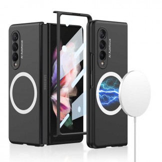 Galaxy Z Fold 3 Kılıf Wireless Şarj Özellikli Zore Kıpta M-safe Kapak Galaxy Z Fold 3 Kılıf Wireless Şarj Özellikli Zore Kıpta M-safe Kapak