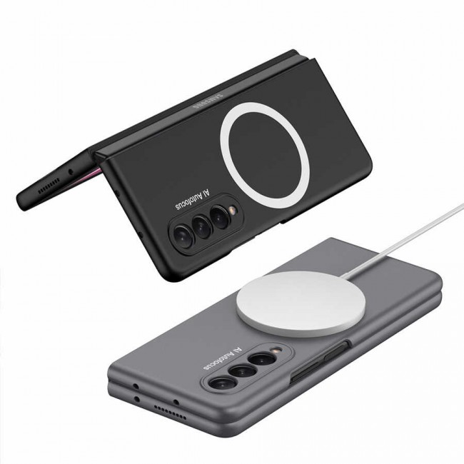 Galaxy Z Fold 3 Kılıf Wireless Şarj Özellikli Zore Kıpta Magsafe Kapak Galaxy Z Fold 3 Kılıf Wireless Şarj Özellikli Zore Kıpta Magsafe Kapak