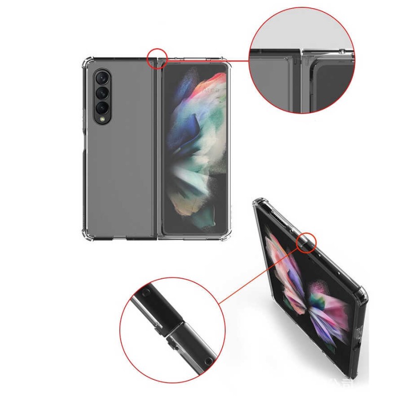 Bal-z Galaxy Z Fold 3 Kılıf  Nitro Anti Shock Silikon