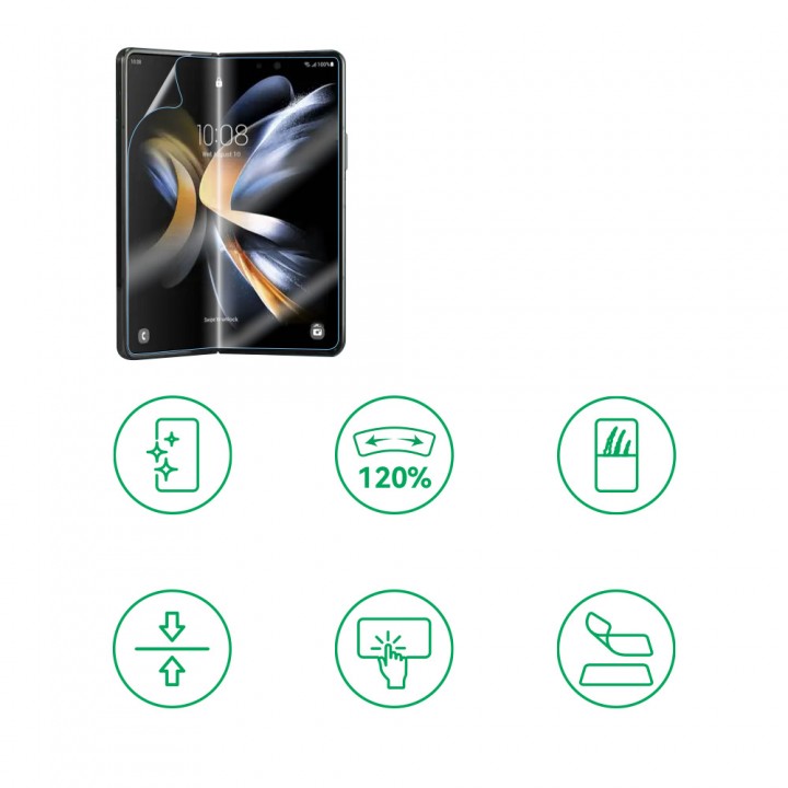 Galaxy Z Fold 3 Zore Hizalama Aparatlı S-Fit Body Ekran Koruyucu