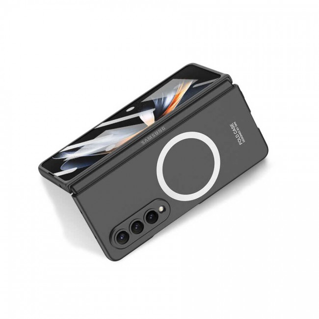 Galaxy Z Fold 4 Kılıf Wireless Şarj Özellikli Zore Kıpta Magsafe Kapak Galaxy Z Fold 4 Kılıf Wireless Şarj Özellikli Zore Kıpta Magsafe Kapak