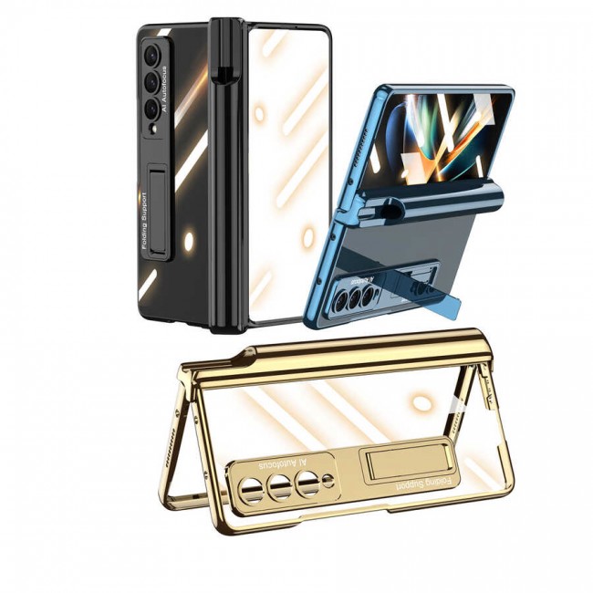 Galaxy Z Fold 4 Kılıf Zore Kıpta Standlı Kalem Bölmeli Kapak Galaxy Z Fold 4 Kılıf Zore Kıpta Standlı Kalem Bölmeli Kapak