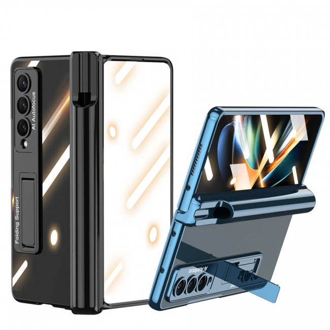 Galaxy Z Fold 4 Kılıf Zore Kıpta Standlı Kalem Bölmeli Kapak Galaxy Z Fold 4 Kılıf Zore Kıpta Standlı Kalem Bölmeli Kapak