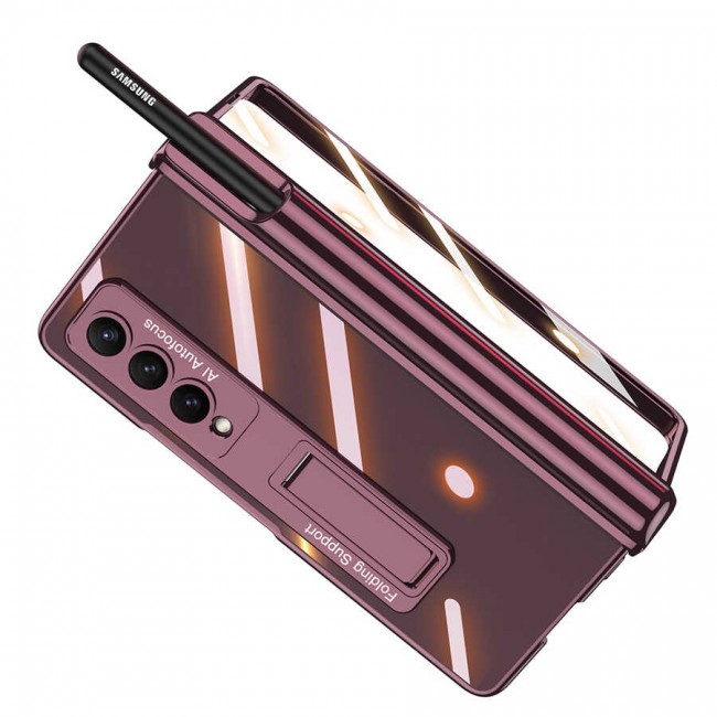 Galaxy Z Fold 4 Kılıf Zore Kıpta Standlı Kalem Bölmeli Kapak Galaxy Z Fold 4 Kılıf Zore Kıpta Standlı Kalem Bölmeli Kapak