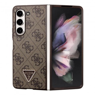 Galaxy Z Fold 5 Kılıf Guess Orjinal Lisanslı PU Deri Taşlı Üçgen Logo 4G Desenli Strass Kapak Galaxy Z Fold 5 Kılıf Guess Orjinal Lisanslı PU Deri Taşlı Üçgen Logo 4G Desenli Strass Kapak