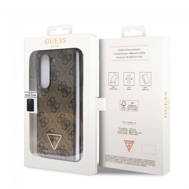 Galaxy Z Fold 5 Kılıf Guess Orjinal Lisanslı PU Deri Taşlı Üçgen Logo 4G Desenli Strass Kapak Galaxy Z Fold 5 Kılıf Guess Orjinal Lisanslı PU Deri Taşlı Üçgen Logo 4G Desenli Strass Kapak