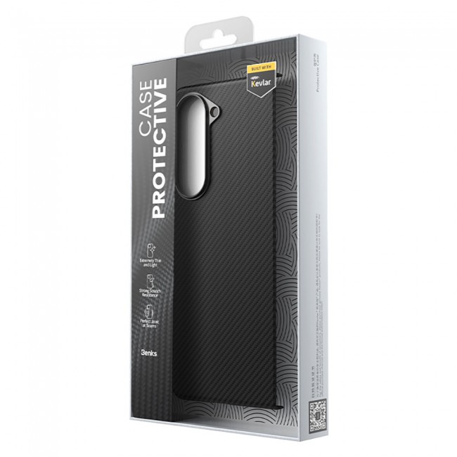 Galaxy Z Fold 5 Kılıf Magsafe Özellikli Karbon Fiber Benks Essential 600D Kevlar Kapak Galaxy Z Fold 5 Kılıf Magsafe Özellikli Karbon Fiber Benks Essential 600D Kevlar Kapak