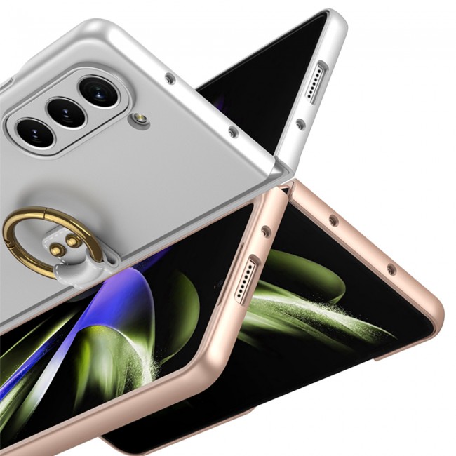 Galaxy Z Fold 5 Kılıf Zore Kıpta Yüzüklü Flip Sert Kapak Galaxy Z Fold 5 Kılıf Zore Kıpta Yüzüklü Flip Sert Kapak