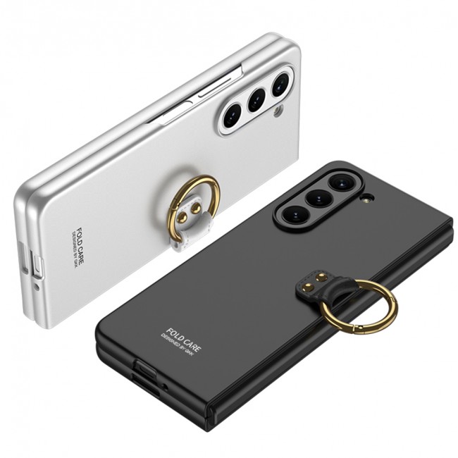 Galaxy Z Fold 5 Kılıf Zore Kıpta Yüzüklü Flip Sert Kapak Galaxy Z Fold 5 Kılıf Zore Kıpta Yüzüklü Flip Sert Kapak