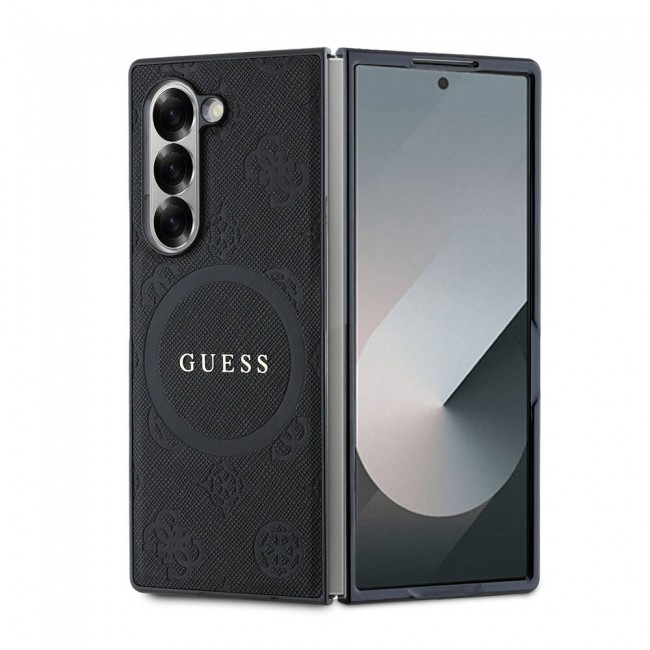 Galaxy Z Fold 6 Kılıf Guess Orjinal Lisanslı Magsafe Şarj Özellikli Saffiano Metal Logo Kapak Galaxy Z Fold 6 Kılıf Guess Orjinal Lisanslı Magsafe Şarj Özellikli Saffiano Metal Logo Kapak