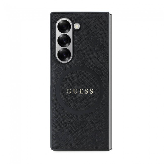 Galaxy Z Fold 6 Kılıf Guess Orjinal Lisanslı Magsafe Şarj Özellikli Saffiano Metal Logo Kapak Galaxy Z Fold 6 Kılıf Guess Orjinal Lisanslı Magsafe Şarj Özellikli Saffiano Metal Logo Kapak