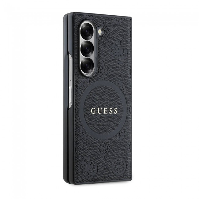 Galaxy Z Fold 6 Kılıf Guess Orjinal Lisanslı Magsafe Şarj Özellikli Saffiano Metal Logo Kapak Galaxy Z Fold 6 Kılıf Guess Orjinal Lisanslı Magsafe Şarj Özellikli Saffiano Metal Logo Kapak
