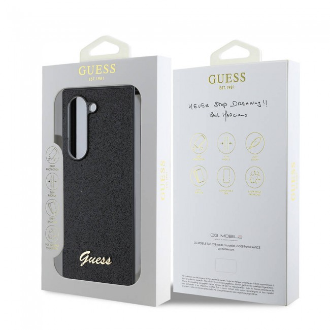 Galaxy Z Fold 6 Kılıf Guess Orjinal Lisanslı Yazı Logolu Glitter Script Kapak Galaxy Z Fold 6 Kılıf Guess Orjinal Lisanslı Yazı Logolu Glitter Script Kapak