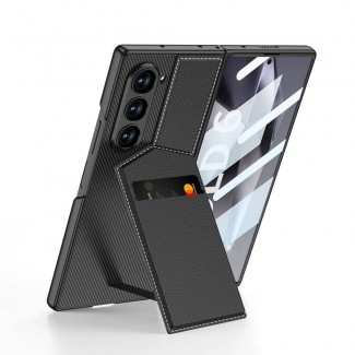 Galaxy Z Fold 6 Kılıf Karbon Fiber Deri Kartlıklı Zore Kıpta Dik Açılan Kartlıklı Kapak Galaxy Z Fold 6 Kılıf Karbon Fiber Deri Kartlıklı Zore Kıpta Dik Açılan Kartlıklı Kapak