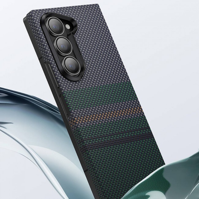 Galaxy Z Fold 6 Kılıf Karbon Fiber Tasarımlı Benks Aurora ArmorAir Kevlar Kapak Galaxy Z Fold 6 Kılıf Karbon Fiber Tasarımlı Benks Aurora ArmorAir Kevlar Kapak