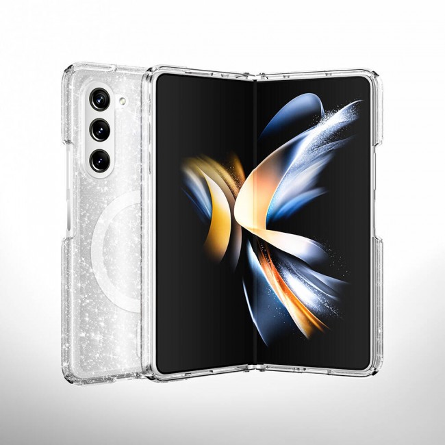 Galaxy Z Fold 6 Kılıf Magsafe Şarj Özellikli Parlayan Simli Saydam Renkli Zore Allstar Kapak Galaxy Z Fold 6 Kılıf Magsafe Şarj Özellikli Parlayan Simli Saydam Renkli Zore Allstar Kapak